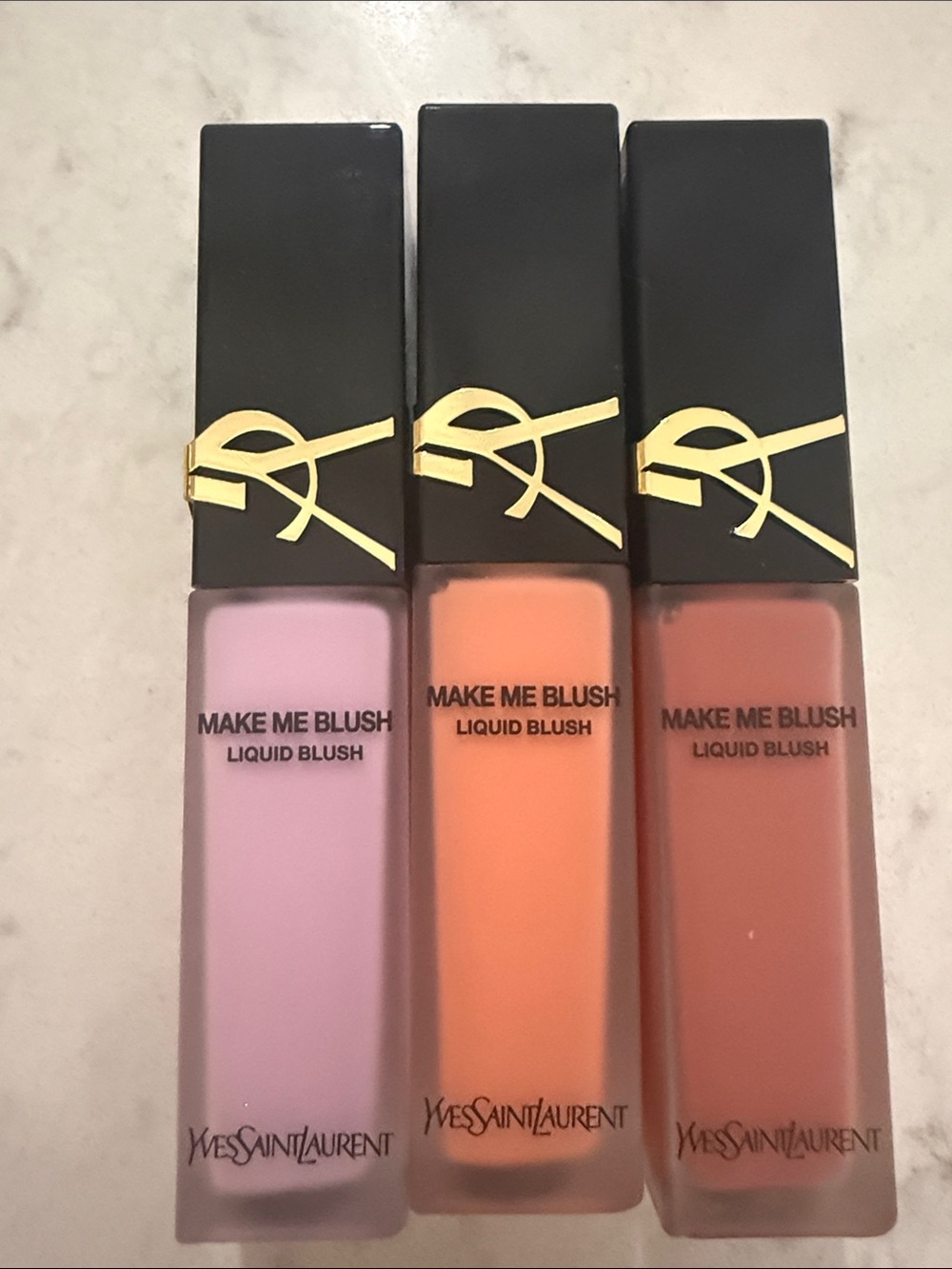 Yves Saint Laurent Make Me Blush Trio — Lilac, Peach, Terracotta